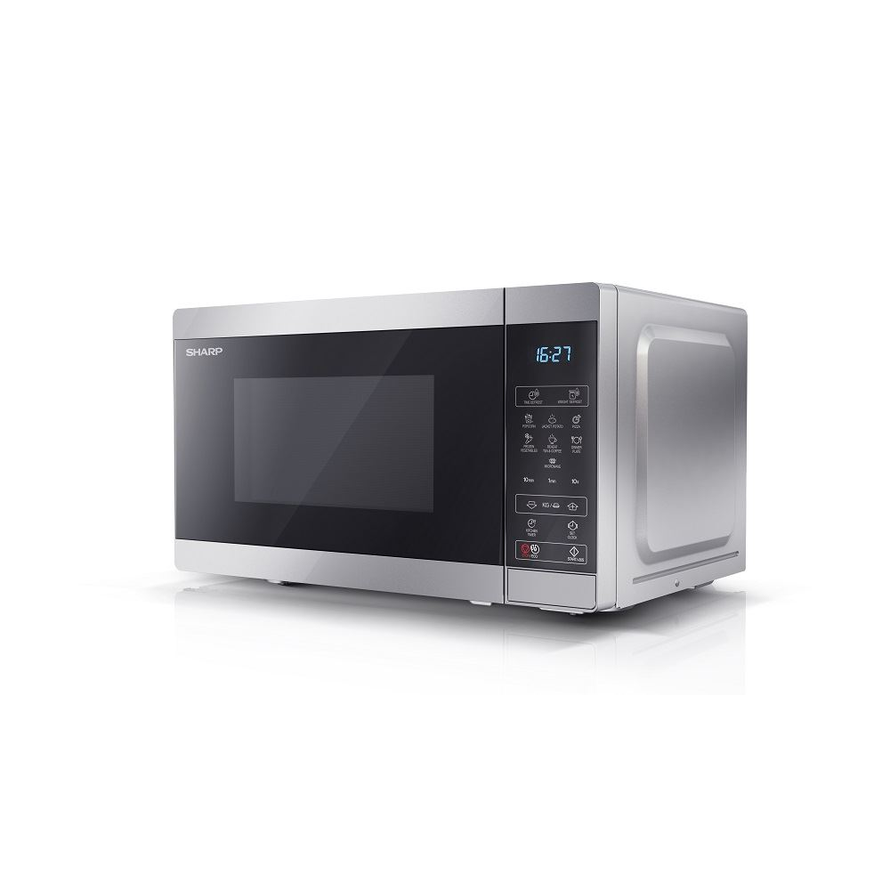 Mikrovlnná rúra Sharp MS02E-S Voľne stojaca 20L 800W 8 programov Časovač (YC-MS02E-S)
