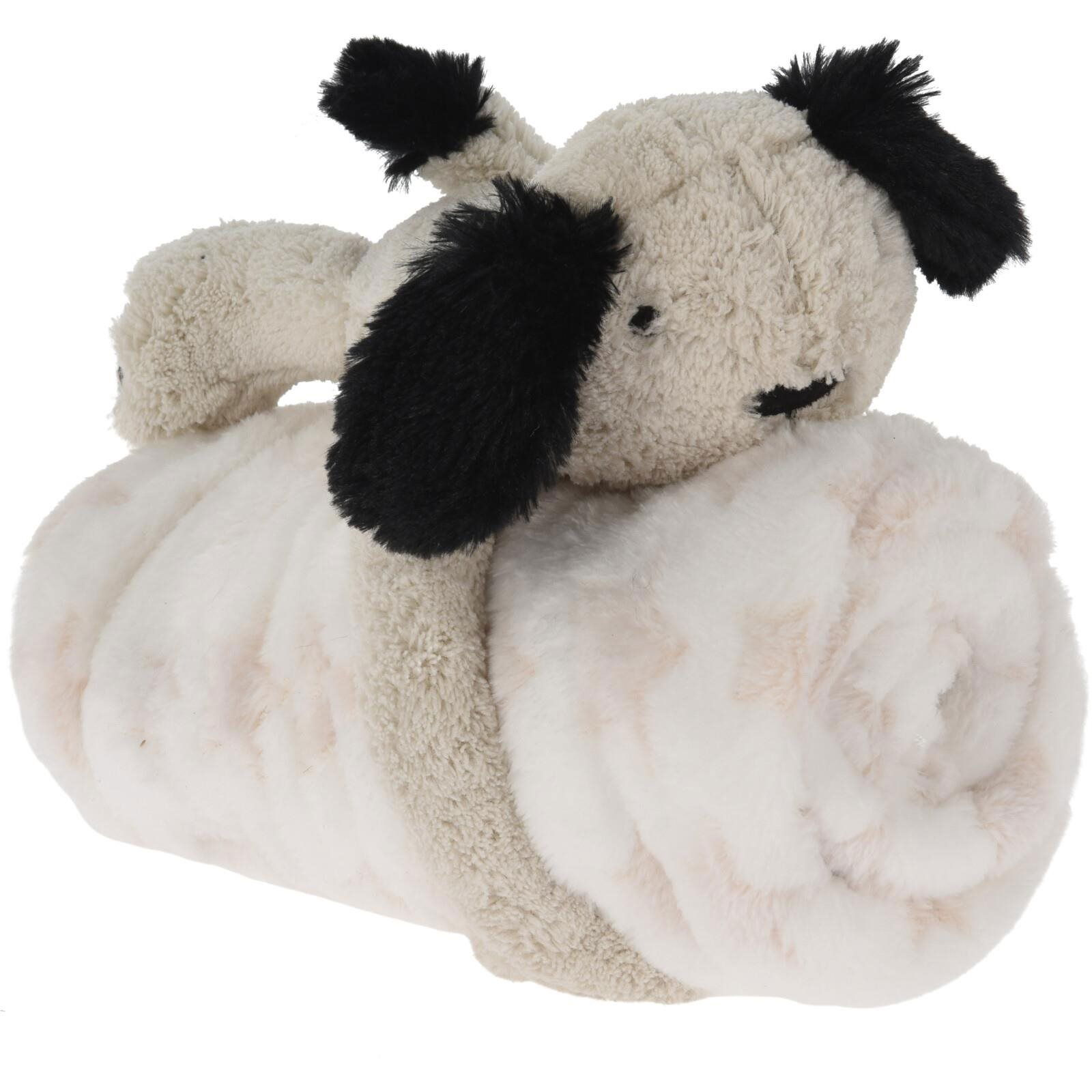 H&L Plush blanket 75 × 100 cm with pet, dog (A533-PE-00)