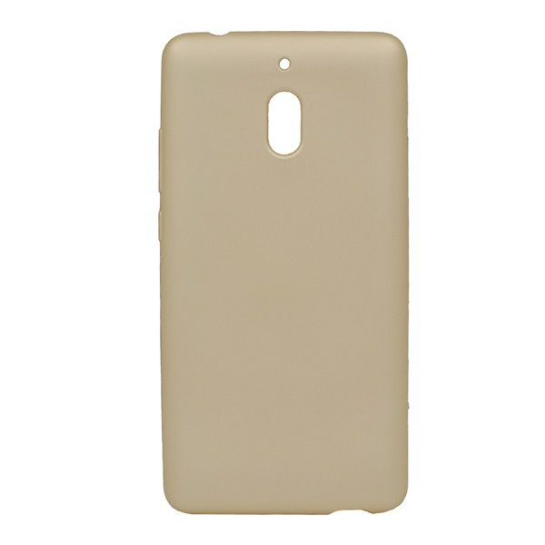 Szilikon telefonvédő (matt) ARANY [Nokia 2.1] (5996457794096)