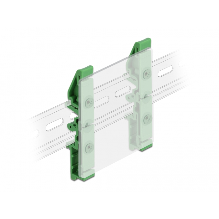 Delock DIN sínkapocs PCB-hez 85 mm 4 darabos (66261) (66261)