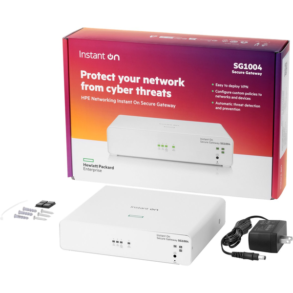 HPE Networking Instant On Secure Gateway 4-port Gigabit SG1004