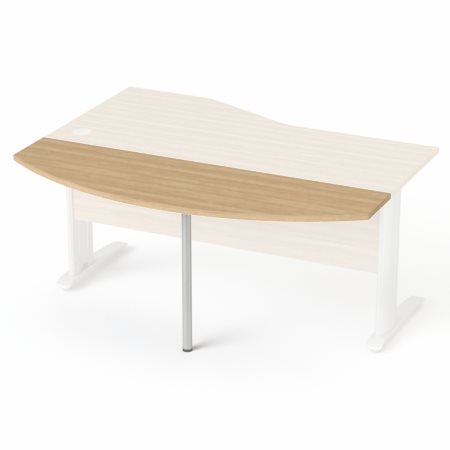 Mayah Freedom SV-50 Tárgyalótoldat íves 50x160 cm Kőris (SV-50/IBXT50K)