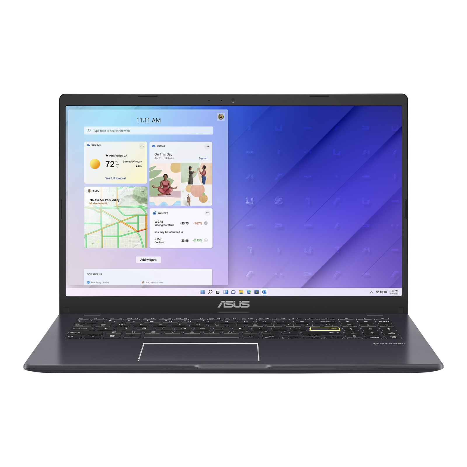 ASUS VivoBook E510KA-EJ677 Laptop fekete (E510KA-EJ677)