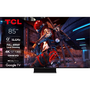 Телевизор TCL QLED 85C745, 85" (214 см), Smart Google TV, 4K Ultra HD, 100Hz, Клас F