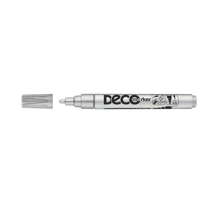 ICO Decomarker 2-4mm Lakkmarker - Ezüst (9580098010)