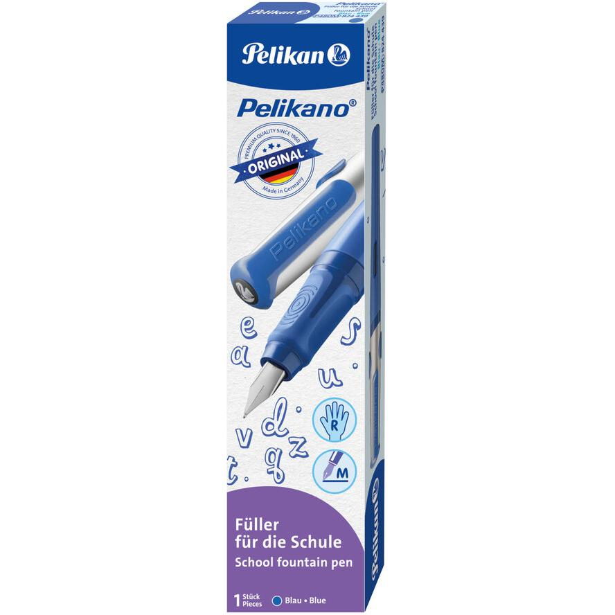 Pelikan Pelikano Füller Original für Rechtshänder Blau M (824439) (824439)
