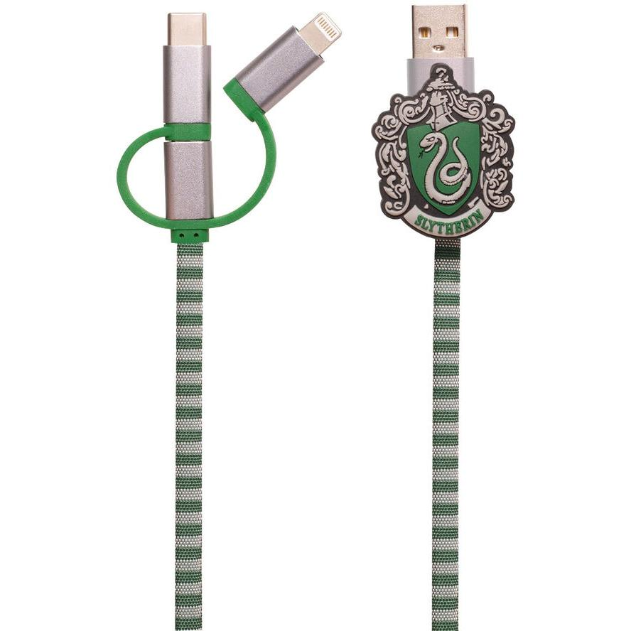 ThumbsUp! Ladekabel Slytherin 3in1 Lightning/Micro/USBC (1002654)