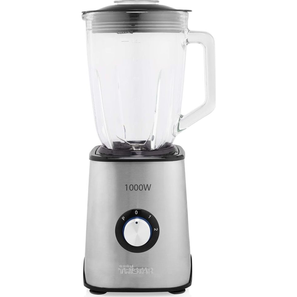 Tristar BL-4471 блендер 1,5 Д Настолен пасатор 1000 W Черен, Неръждаема стомана, Прозрачен