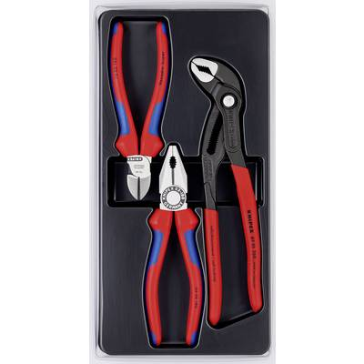 Knipex 00 20 09 V01 Mechanikia fogó készlet, 3 részes Knipex Bestseller csomag