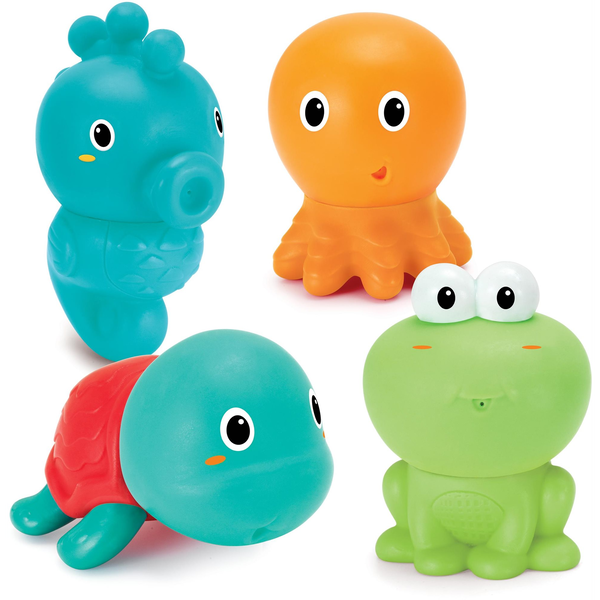 Csavaros fürdőállatkák 4 db