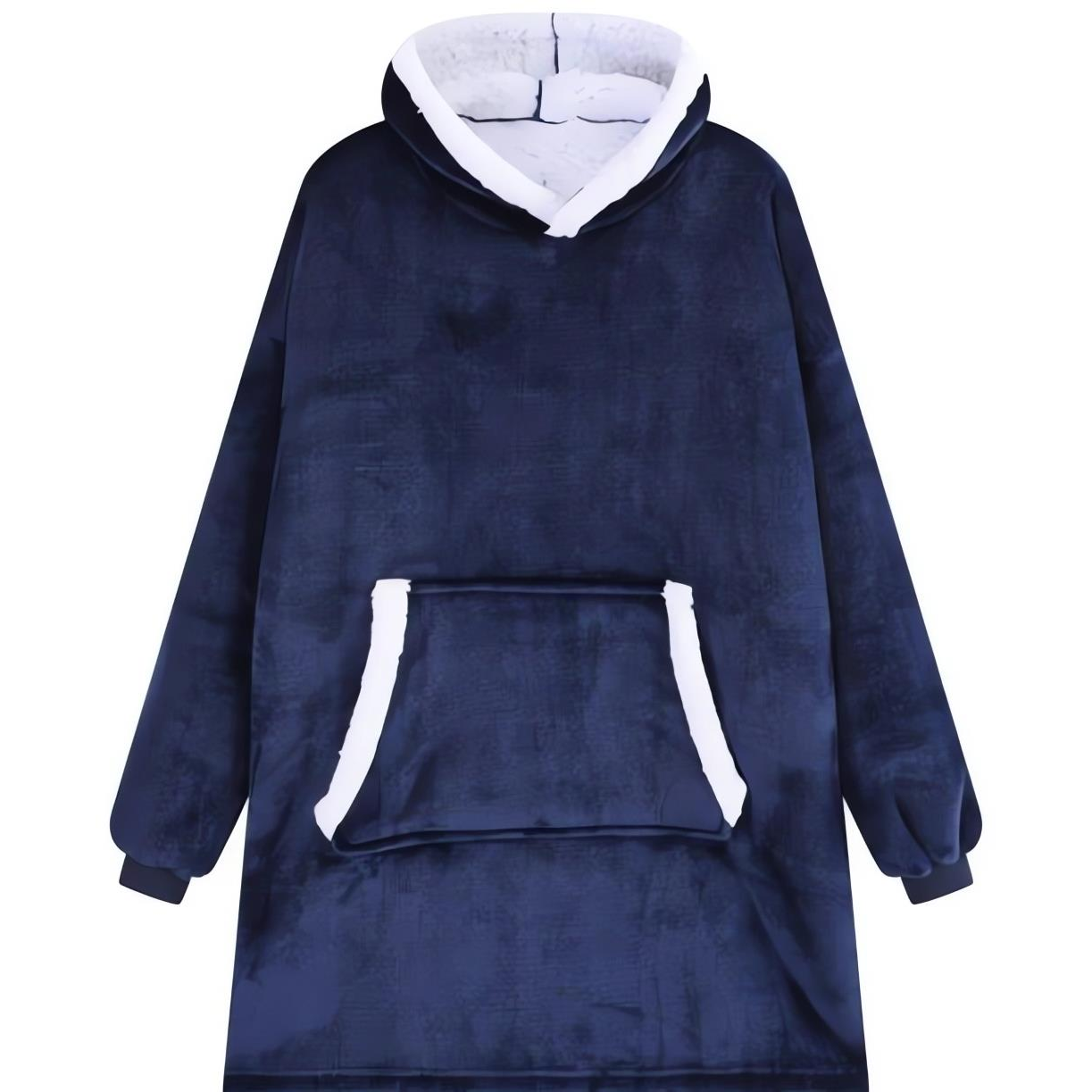 Verk 24558 TV hoodie, oversize, dark blue (24558_G)