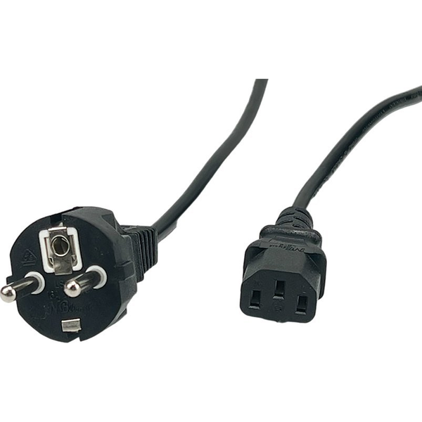 POSAC-C13EU30: POS AC cable C13-YJT3[10A]-CEE7/7-YJ-03[10A] H05VV-F3G1,0 L=3000 black