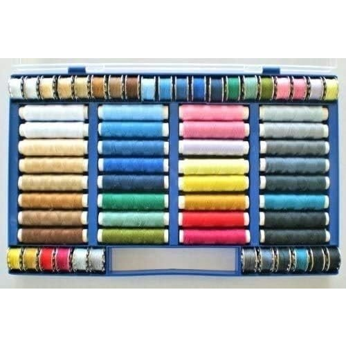 Aptel ZKH sewing thread assortment set, 64-piece – sewing machine thread 100% polyester