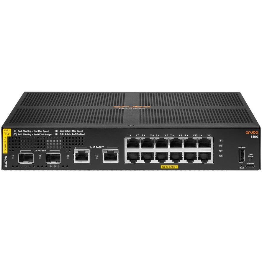 Prepínač HPE ARUBA 6100 12G 2G/SFP+ JL679A (JL679A)