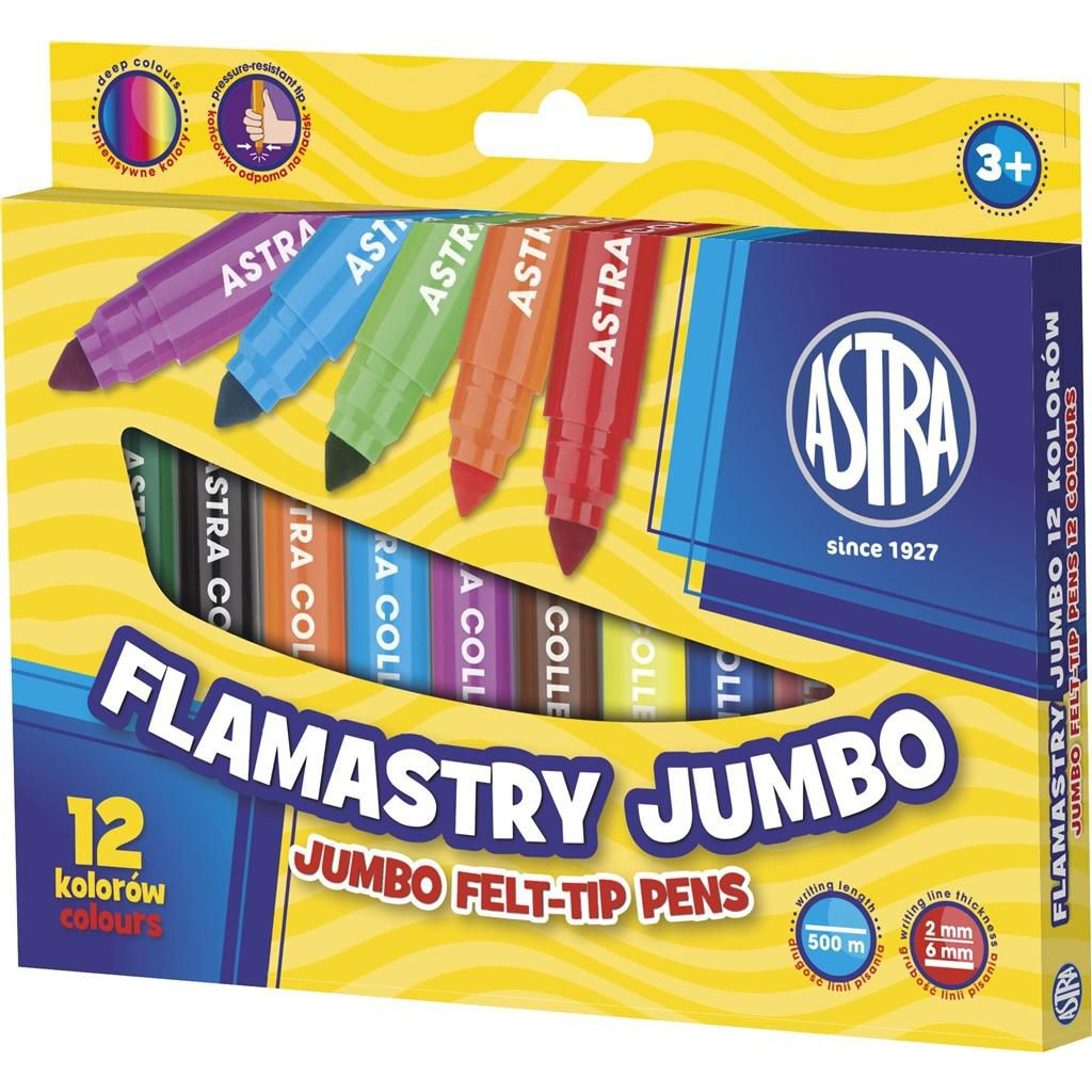 Filctoll Astra Jumbo 12 Színű (WIKR-058102)