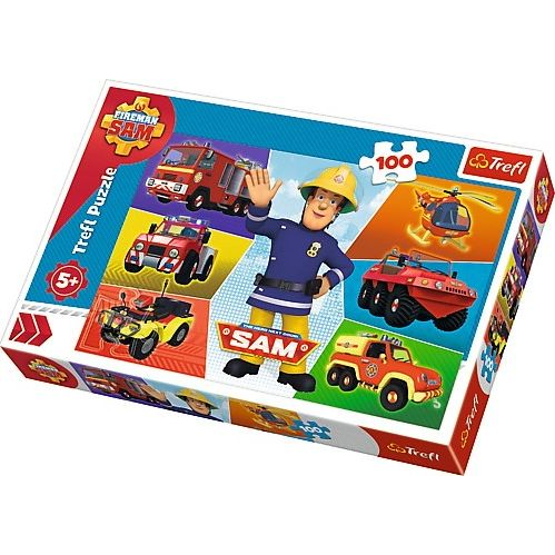 Trefl 16354 puzzle 100 kusov Vozidlá