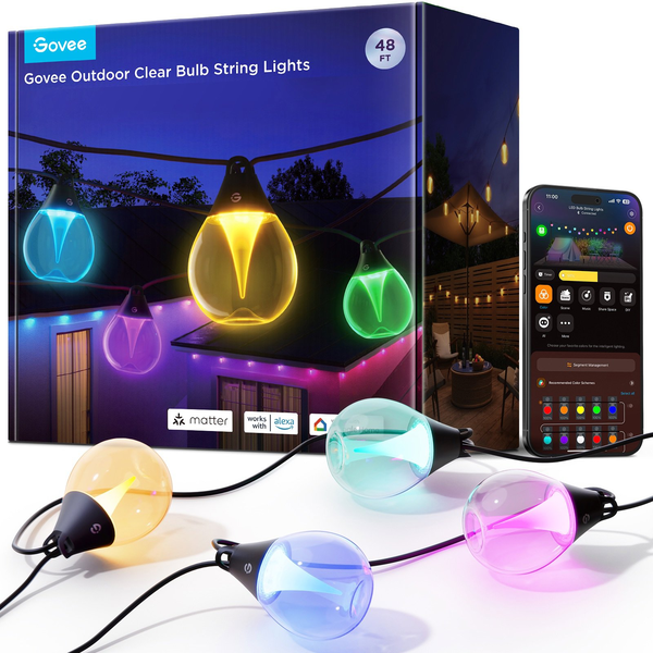 Govee H7025CB1 смарт осветление Светещи смарт висулки Wi-Fi/Bluetooth