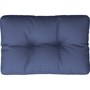 tengerészkék szövet raklappárna 60 x 40 x 12 cm