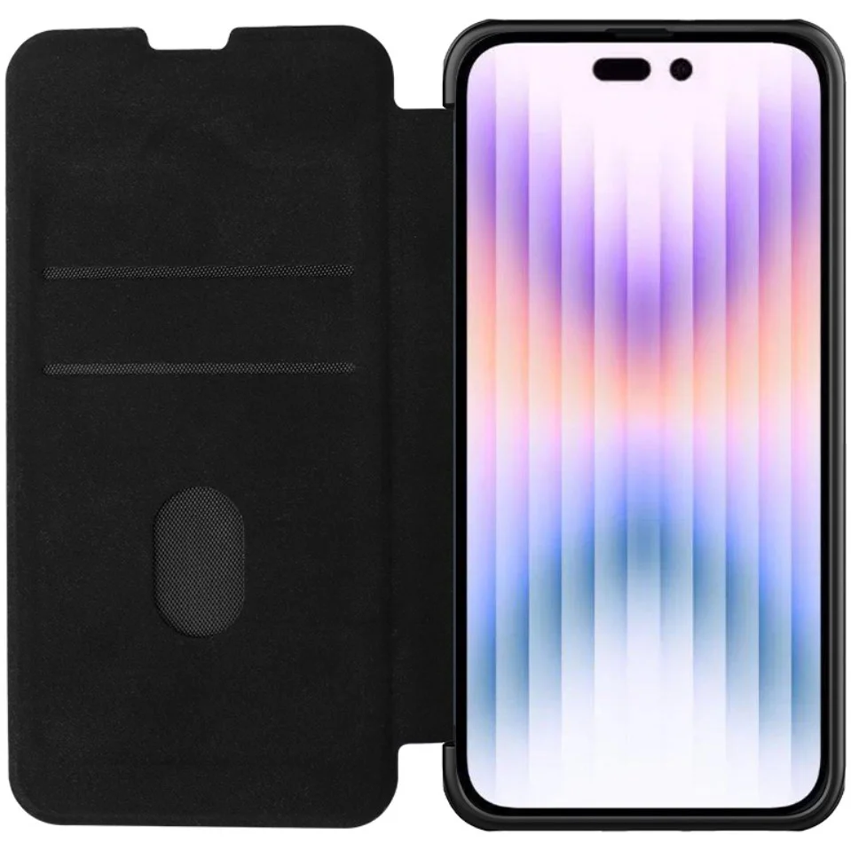 Nillkin Qin Pro Iphone 15 Pro Flip tok - Fekete (57983116947)