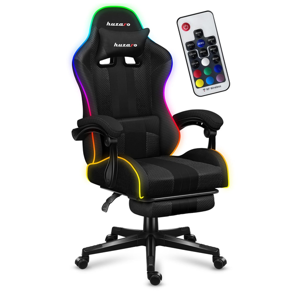 Huzaro Force 4.7 RGB MESH Gamer szék - Fekete