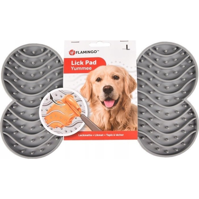 Flamingo Lick Pad - Yummee Csont Alakú Nyalószőnyeg L-Es 1 db (520214)