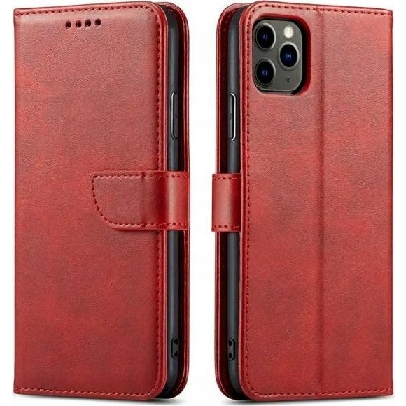 Marv Wallet Könyvtok Samsung Galaxy A35 - Piros