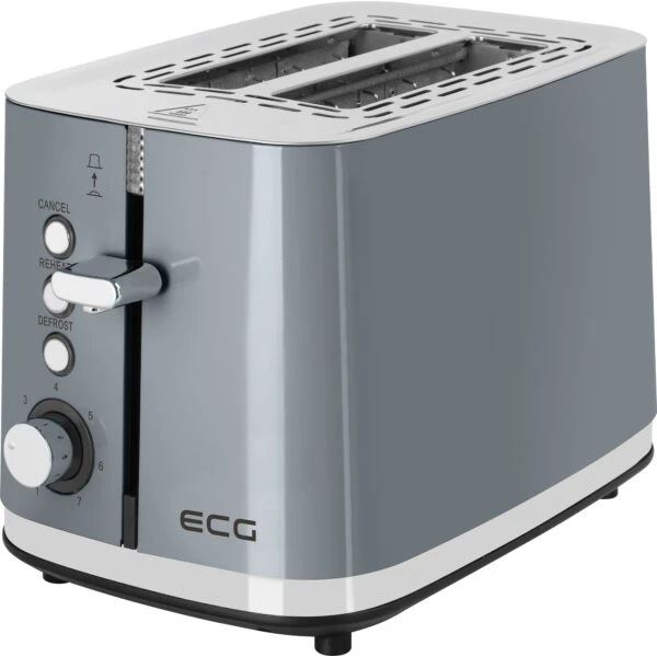 ECG ST 2766 Vintage Scuro kenyérpirító szürke (ST 2766 Vintage Scuro)