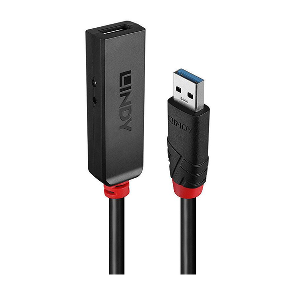 Lindy 43402 interface hub USB 3.2 Gen 1 (3.1 Gen 1) Type-C 5000 Mbit/s Sort