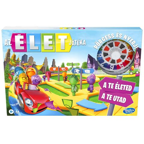 Hasbro Az élet játéka társasjáték (F0800) (F0800)