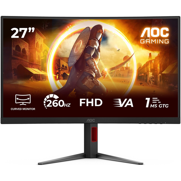 AOC G4 C27G4Z2 computerskærm 68,6 cm (27") 1920 x 1080 pixel Fuld HD LCD Sort, Rød