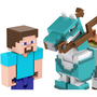 Фигурка Mattel Minecraft Steve and Armored Horse