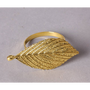  Affek Design ADRIANNE Serwetnik złoty listek         4,5x7x4cm