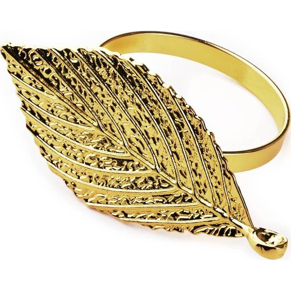  Affek Design ADRIANNE Serwetnik złoty listek         4,5x7x4cm