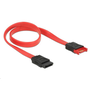 DeLock 83956 SATA hosszabbító kábel 100cm (piros)