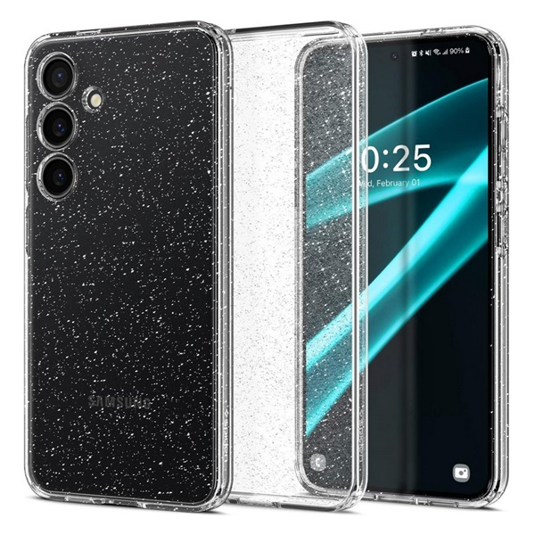 Spigen Liquid Crystal Glitter Samsung Galaxy S24 Plus Tok - Átlátszó (ACS07325)