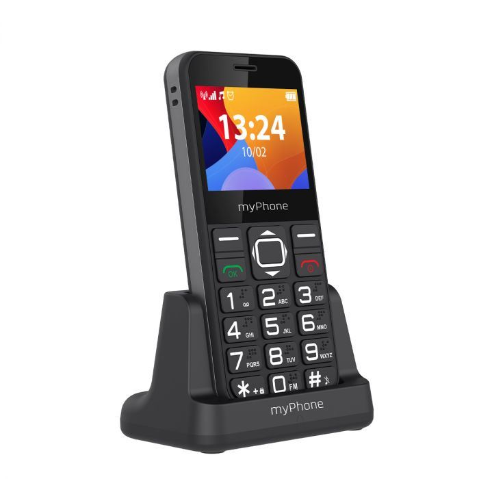 myPhone HALO 3 mobiltelefon időseknek fekete (5902983617709)