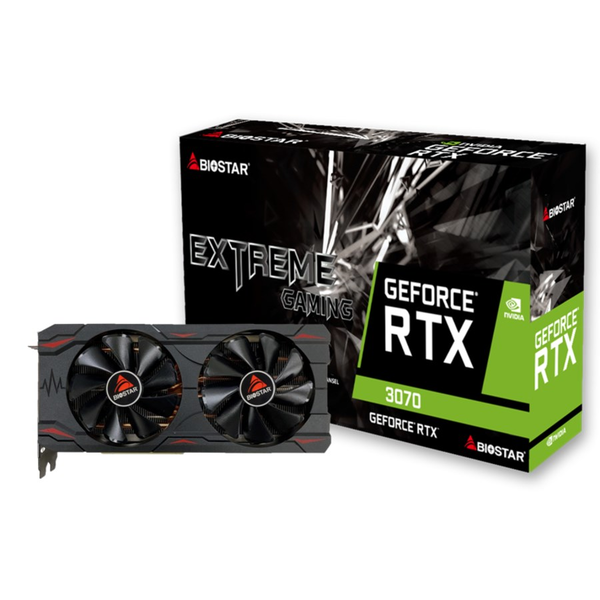 Biostar GeForce RTX 3070 8GB GDDR6 Videókártya