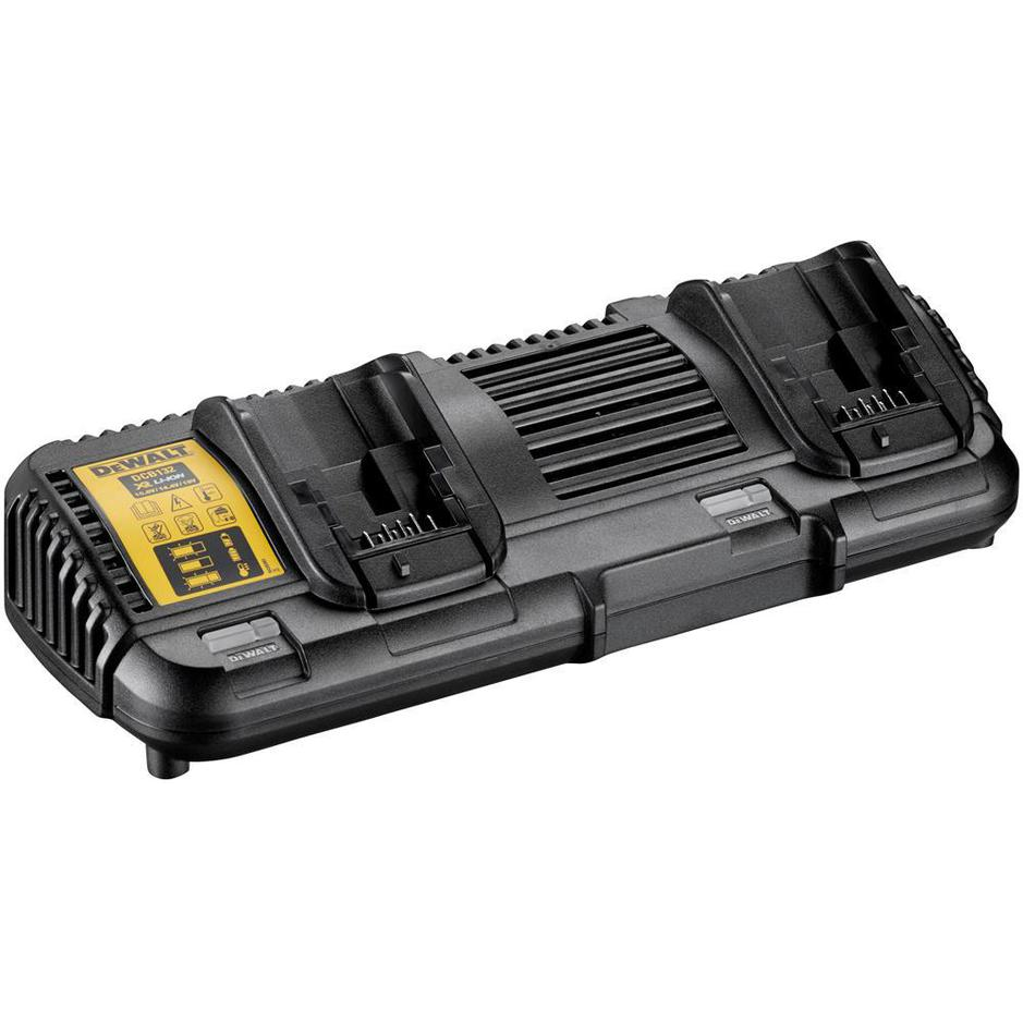 DeWalt DCB132-QW XR FLEXVOLT Kétportos Töltő - 18 V/4,0 A (DCB132-QW)