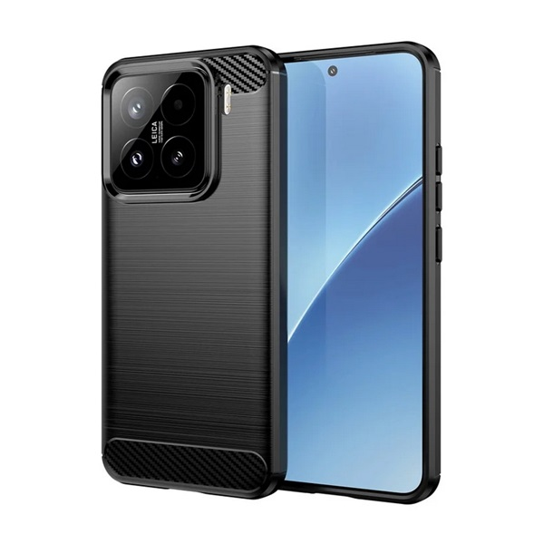 Szilikon telefonvédő (ütésállóság, légpárnás sarok, szálcsiszolt, karbon minta) FEKETE Xiaomi 15 "Gigapack csomagolás" (GP-167777) Szilikon telefonvédő (ütésállóság, légpárnás sarok, szálcsiszolt, karbon minta) FEKETE Xiaomi 15 "Gigapack csomagolás" (GP-167777)