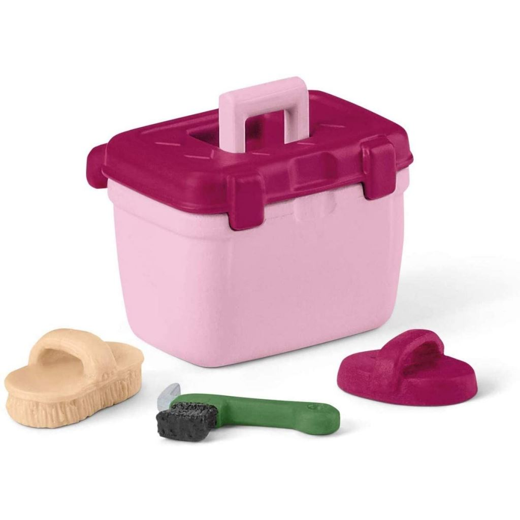 Schleich lovasbemutató kiegészítők tárolóban (42463) (sch42463)