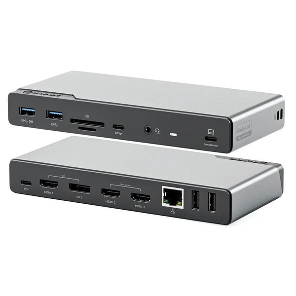 ALOGIC DV4 Ledningsført USB 3.2 Gen 1 (3.1 Gen 1) Type-C Grå