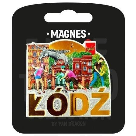 Pan Dragon Magnes I love Poland Łódż ILP-MAG-C-LOD-30