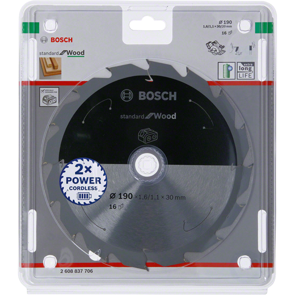 Bosch STANDARD FOR WOOD körfűrészlap 19 cm 1 db (2608837706)