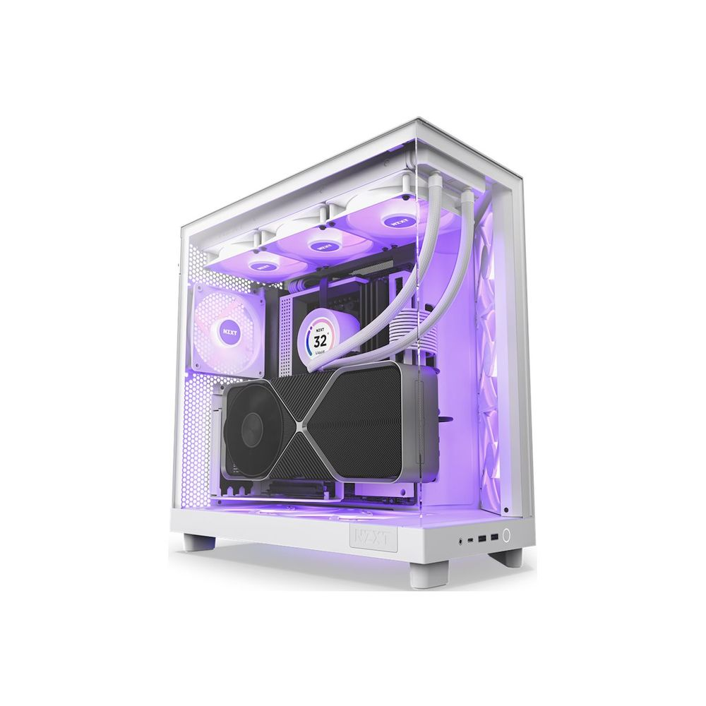 NZXT H series H6 Flow RGB - mid tower - ATX (CC-H61FW-R1)