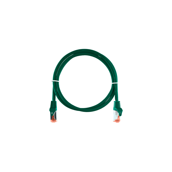 NIKOMAX Patch kábel S/FTP CAT6a LSOH, Essential Series, 15m, zöld (NMC-PC4SA55B-ES-150-C-GN)