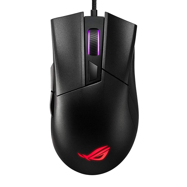 ASUS ROG Gladius II Core mus Spil Højre hånd USB Type-A Optisk 6200 dpi