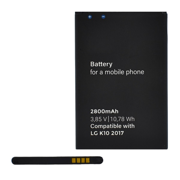 Akku 2800mAh LI-ION (BL-46G/EAC63360001 kompatibilis) LG K10 (2017) M250n "Gigapack csomagolás" (GP-90512)