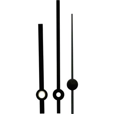 Óramutató készlet, alumínium, 60x80x60mm, fekete, Standard (195036)