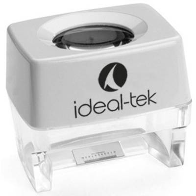 Álló nagyító Nagyítási tényező: 8 x Lencseméret: (O) 24 mm Fehér Ideal Tek 818-01mm skálával (818-01)