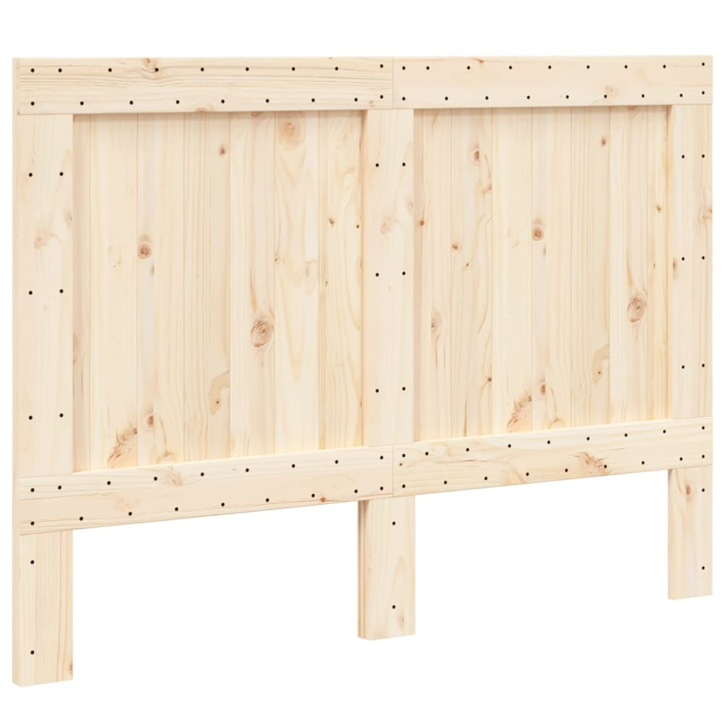 tömör fenyőfa fejtámla 140 x 104 cm (358392)